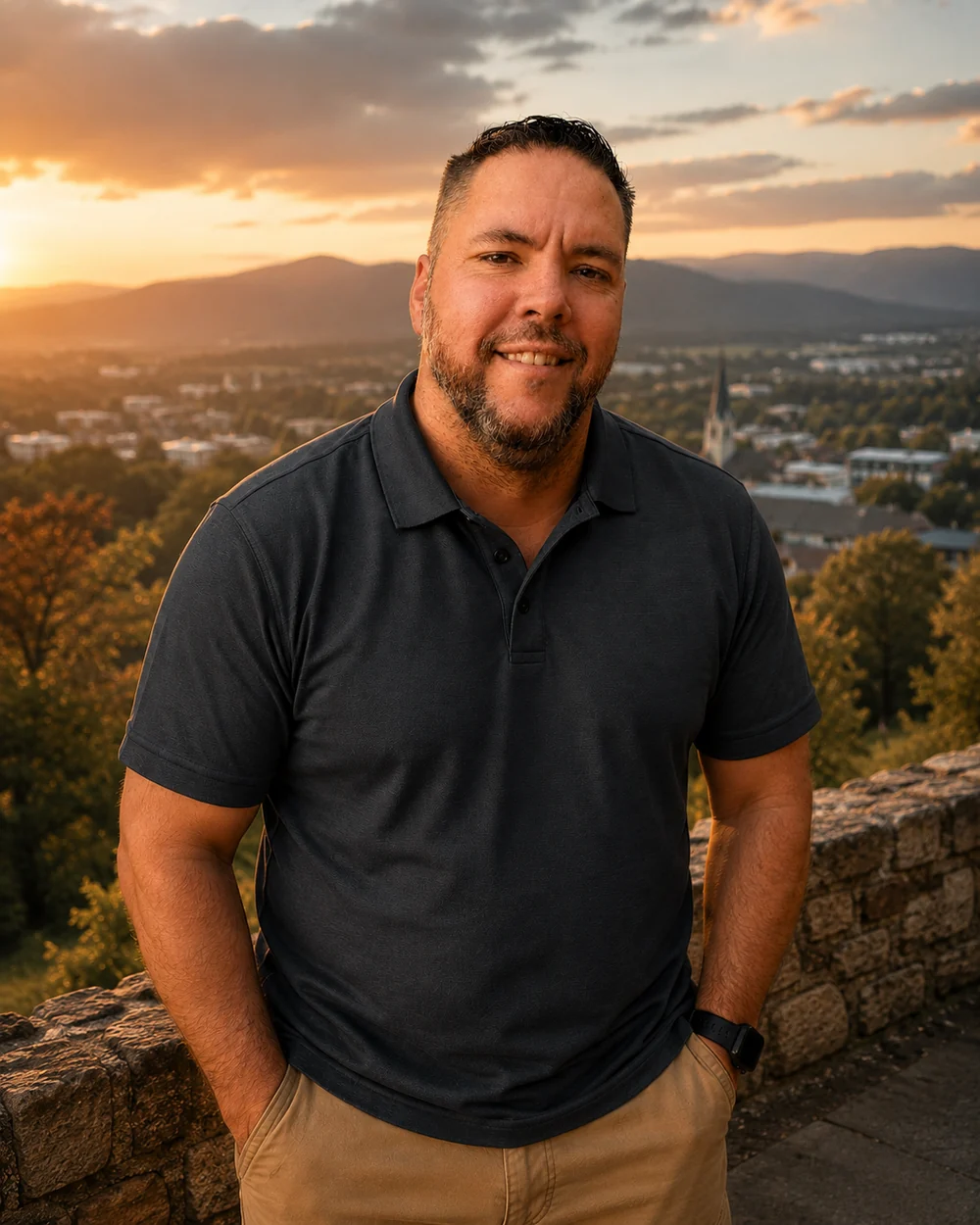 Chad, founder of Kinvance, in the Shenandoah Valley.